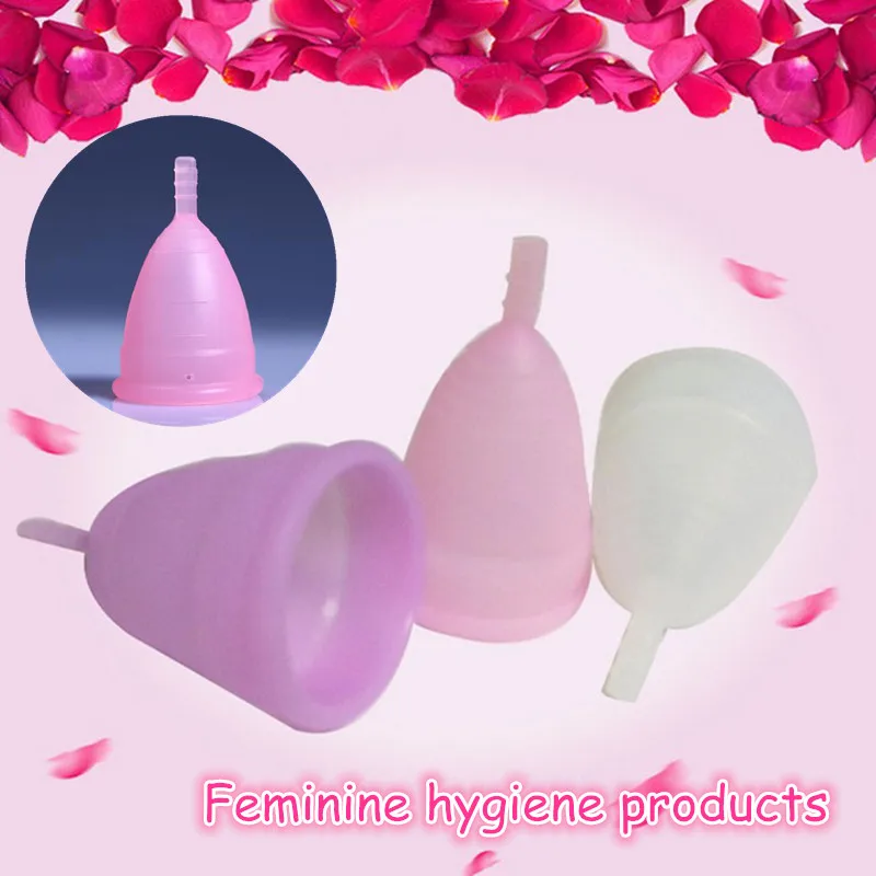 1Pcs Medical Grade Silicone Menstrual Cup for Women Feminine Hygine Product Improve Sleep Health