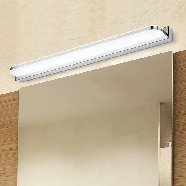 Chrome Framed Bathroom Vanity LED Lights Lighting4Home