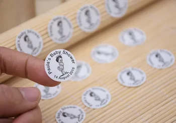 

Paper stickers customized design custom shape in roll free shipment worldwide by HAOBOLAI printing