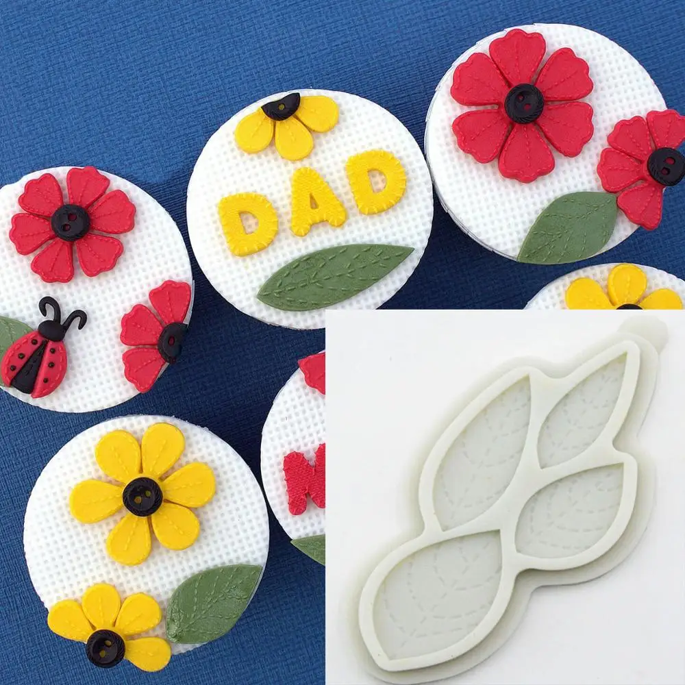 

Luyou 1pc leaf lace Silicone Cake mold fondant mold birthday cake decorating tools chocolate Sugarcraft mold FM1881