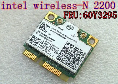 Intel Wireless-N 2200 2200Bnhmw N 2200 Per T430 W530 T530 X230T Wireless Network Mini Pcie Half Card 60 Y3295 Wifi Card
