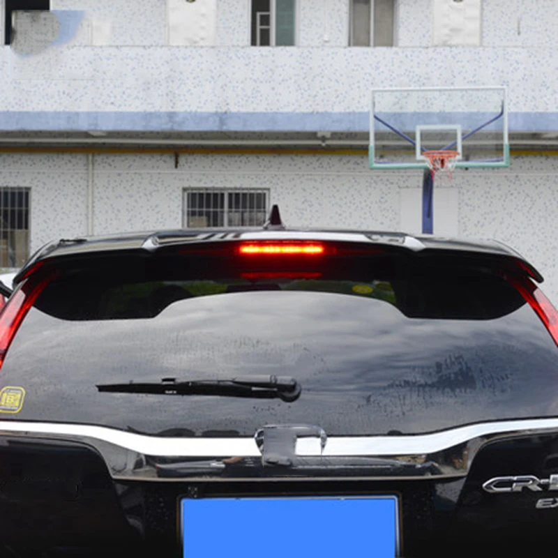 

For Honda CRV CR-V 2012 2013 2014 2015 2016 ABS Plastic Unpainted Primer Color Rear Wing Spoiler Cover Decoration Car Styling