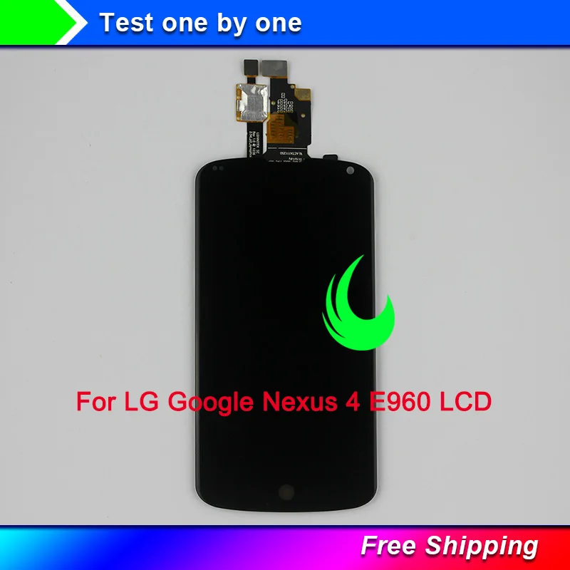 

4.7"Original Display For LG Google Nexus 4 E960 LCD Touch Screen Digitizer Assembly with Frame For LG E960 LCD Display Screen