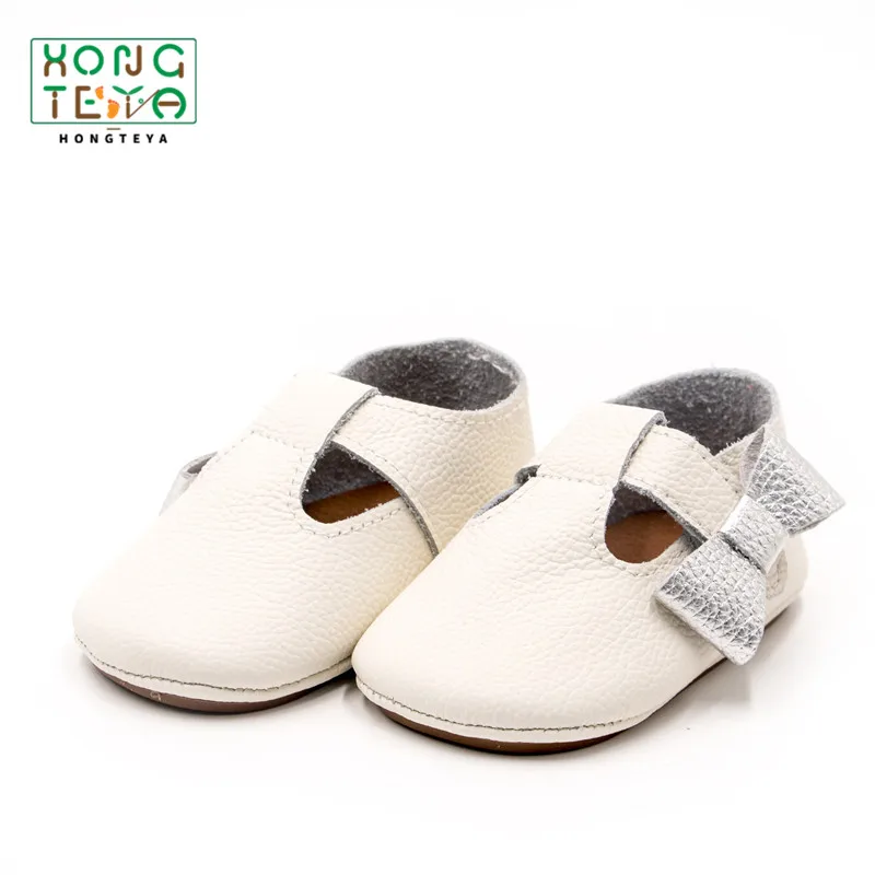 Genuine Leather Baby Shoes Girl T bar 