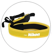 NEW yellow camera Neoprene Neck Strap for Nikon D40X D60 D70s D80 D200 B103