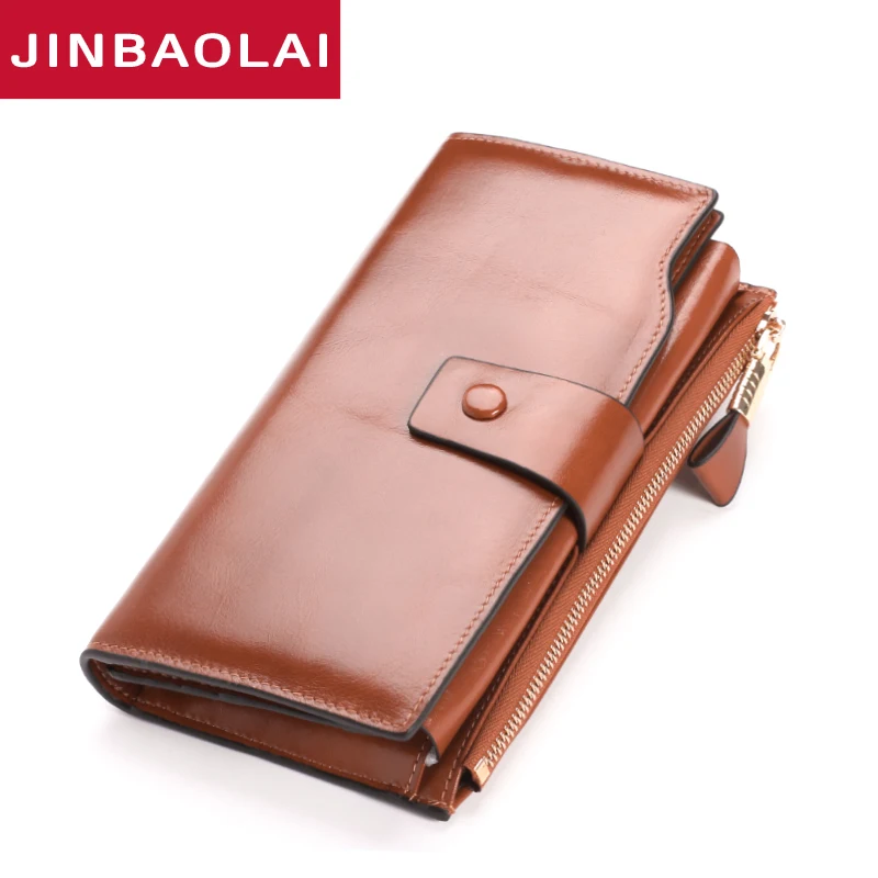 

Hot Sale 2018 Wallet Brand Genuine Leather Women Wallets Female Card Holder Long Lady Clutch Carteira Feminina Coin Purse Wallet