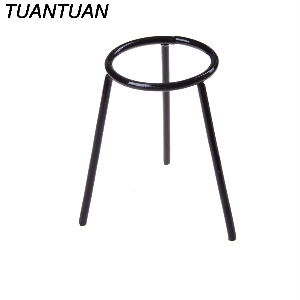 

TUANTUAN Lab Bunsen Burner/Alcohol Lamp/Cast Iron Support Stand Tripod Holder Laboratory School Chemistry Equipment 13cm Height