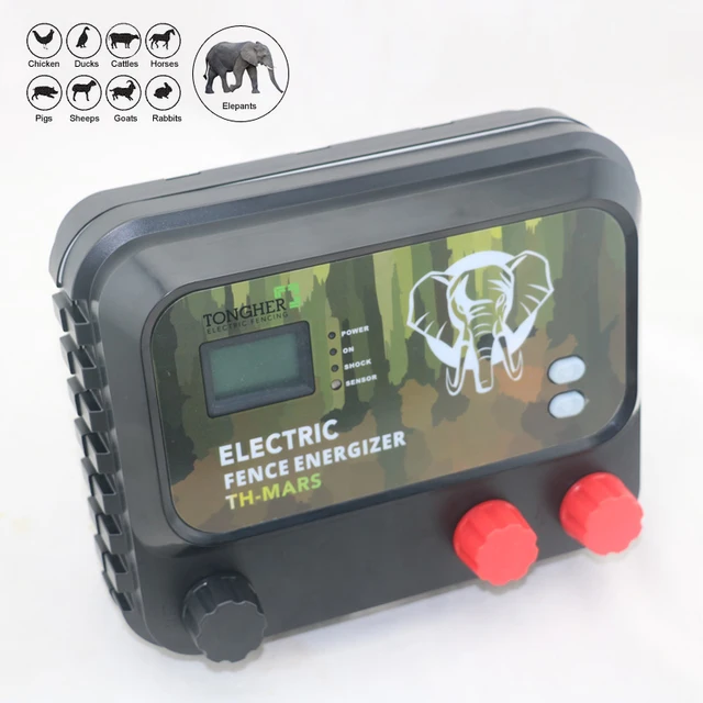 30KM Elephant Electric Fence Energizer Big Farm Electric Shepherd