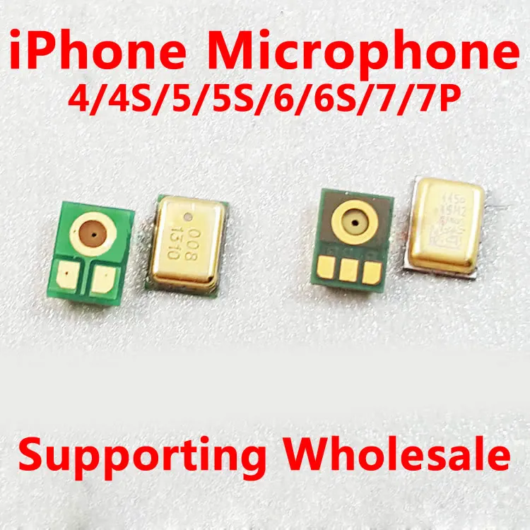 Kwainee Высококачественные Универсальные микрофонные запасные части для iPhone 4 4S 5 5S 6