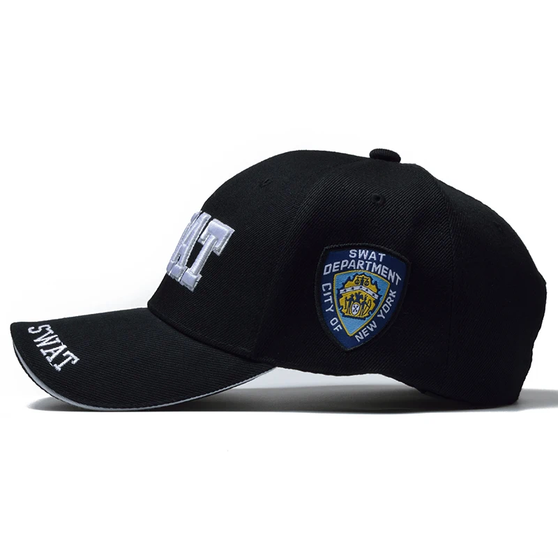 Novelty Custom POLICE Mens Tactical SWAT Baseball Cap
