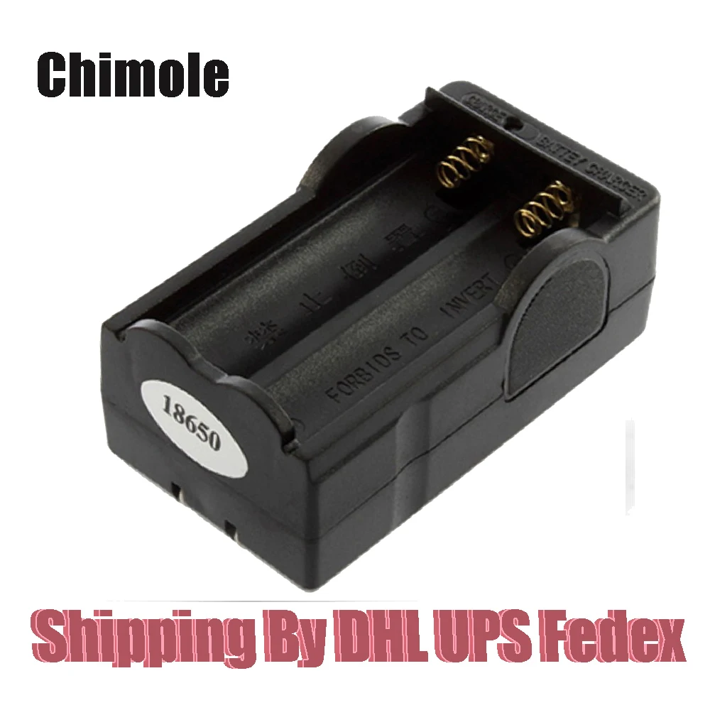 100pcs AC 110 240V 18650 4.2V Rechargeable Li Ion Dual Battery Charger