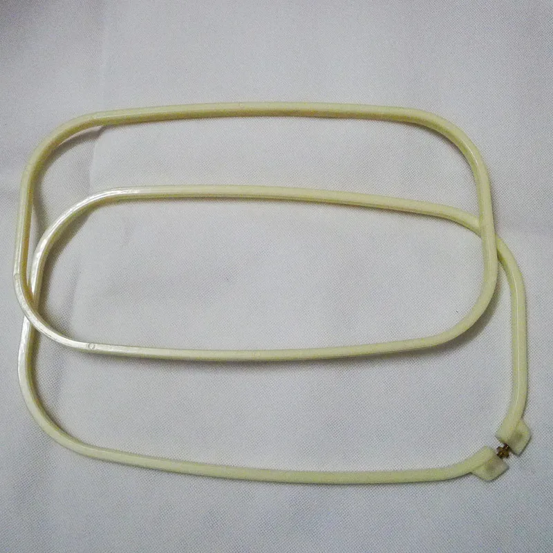

1pc 19*46cm Big Rectangle Embroidery Hoop Nylon Ajustable Hoops Cross Stitch frame Machine Accessories Sewing Tool