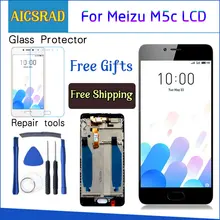 AICSRAD ЖК-дисплей Замена+ сенсорный экран дигитайзер для Meizu M5C/Meilan 5C черный белый цвет