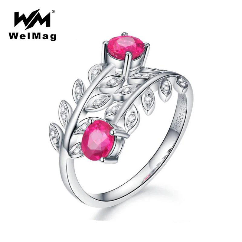 

WelMag 2019 Pop Cute Romantic Adjustable Cuff Ring for Women Copper Rhinestones Party Wedding Rings Dropshipping JEW01583