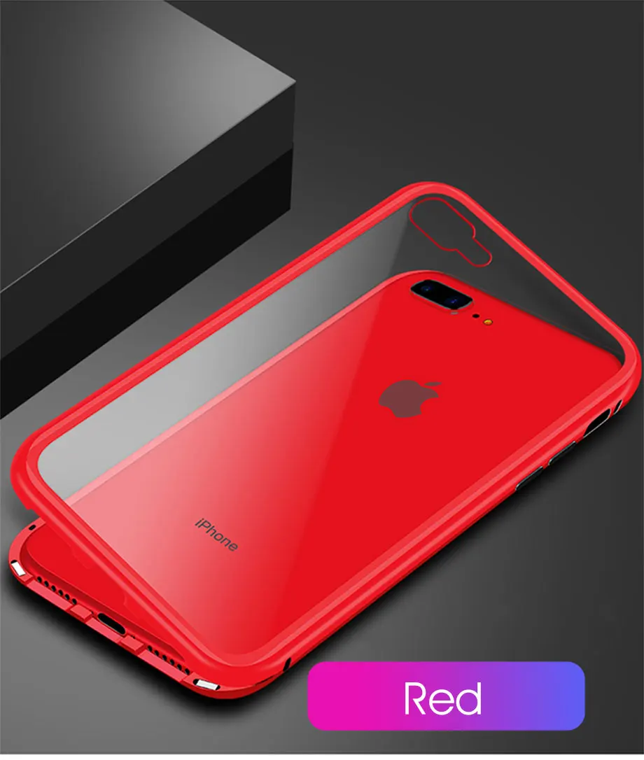 Роскошный крепкий Магнитный адсорбционный флип-чехол для iPhone X XS Max XR анти-осенний чехол для iPhone 7 8 plus 6 6s Магнитный чехол