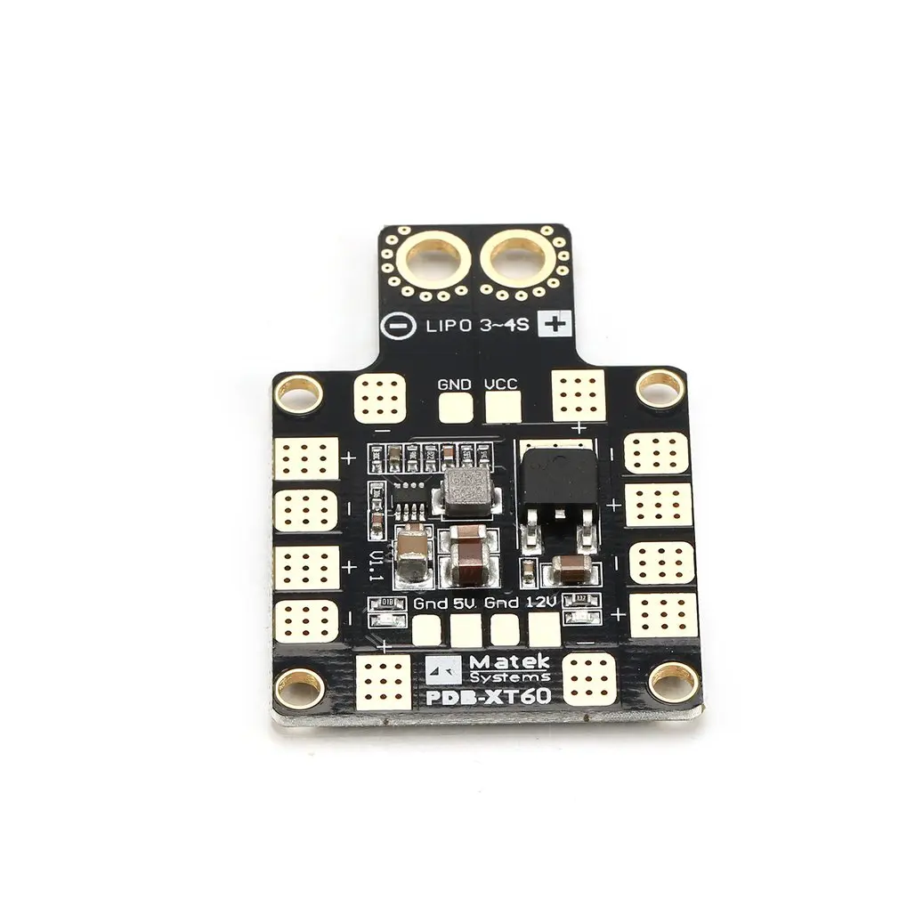 PDB XT60 Дрон Lipo 3-4S распределительная плата с W/BEC 5V 2A 12V 0.5A для RC FPV Дрон Квадрокоптер вертолет