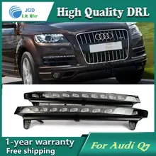 Free shipping !12V 6000k LED DRL Daytime running light case for Audi Q7 2006 2007 2008 2009 fog lamp frame Fog light Car styling Free shipping !12V 6000k LED DRL Daytime running light case for Audi Q7 2006 2007 2008 2009 fog lamp frame Fog light Car styling