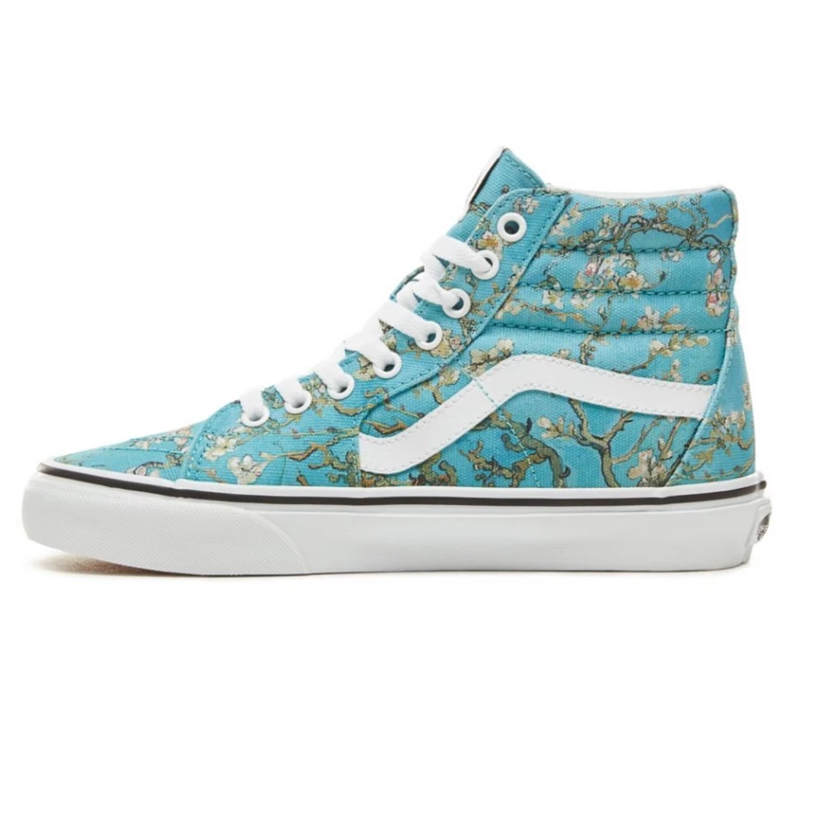 Vanses x Van Gogh Museum Sk8 Hi Shoes Almond Blossom Slip On|Skateboarding|  - AliExpress