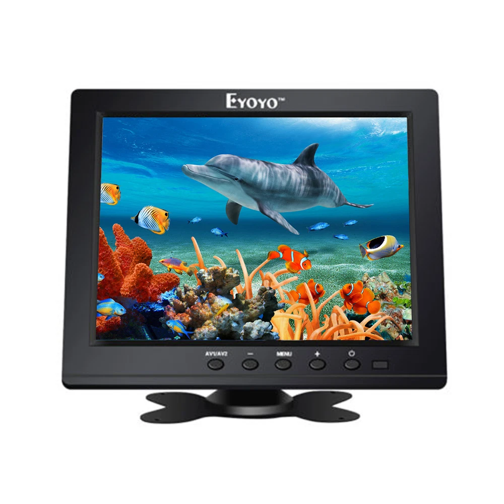 Eyoyo EM08B 1" FHD 1920x1080 ips HDMI lcd монитор безопасности экран Аудио Дисплей для ТВ компьютера ПК Компьютерная камера DVD CC tv DVR