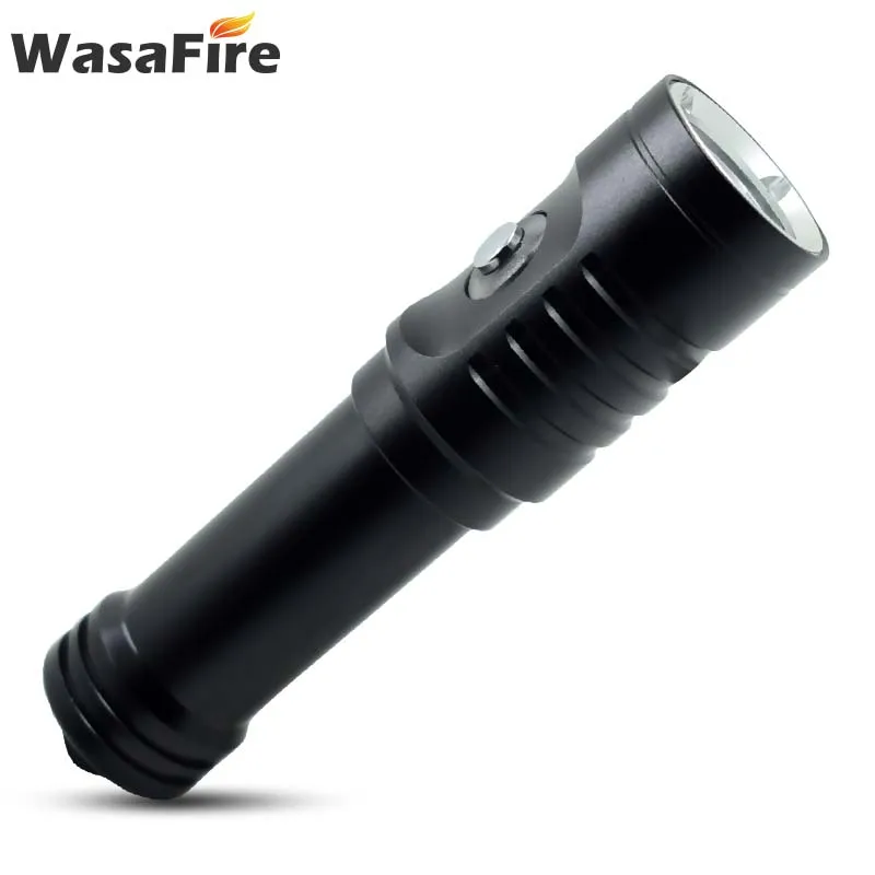 

3 Modes Diving Flashlight Scuba Underwater Hunting Lanterna 2000 Lumen XM-L2 Led Waterproof Lights 18650 Torch for Dive Fishing