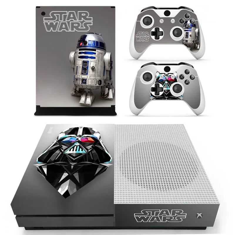 Star Wars Vinly Skin Sticker Decals For XBOX One S Console With Two Wireless Controller Skin - Цвет: S-1024