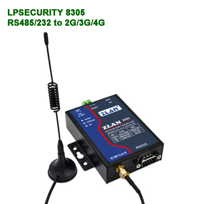RS232/485 Серийный 2G/3G/4G сетевой конвертер/TD LTE/FDD LTE/WCDMA/TD SCDMA/GSM поддержка Modbus шлюз TCP к RTU