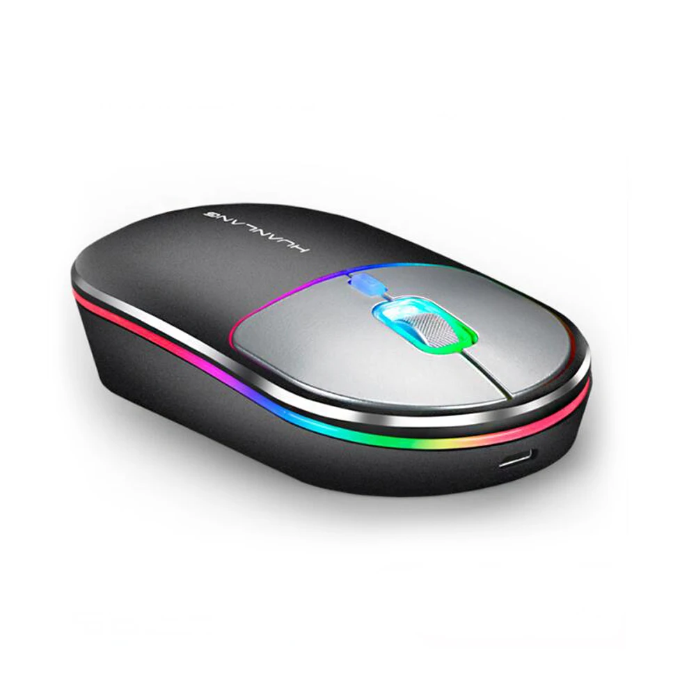 

Mini Wireless Gaming Mouse Wireless Ergonomic Bluetooth Mouse RGB light strip Slim USB 2.4GHz For Laptop Computer Mouse Gamer