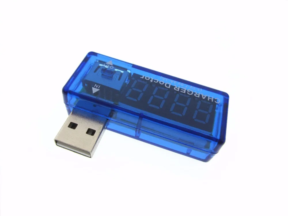 Цифровой USB Мобильный зарядный ток тестер напряжения метр мини USB зарядное устройство Доктор Вольтметр Амперметр