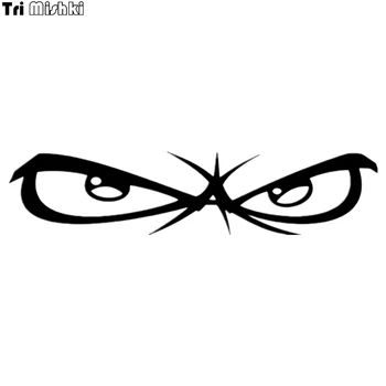 

Tri Mishki HZX494 6*26.4cm no fear eyes auto sticker car sticker funny auto car stickers