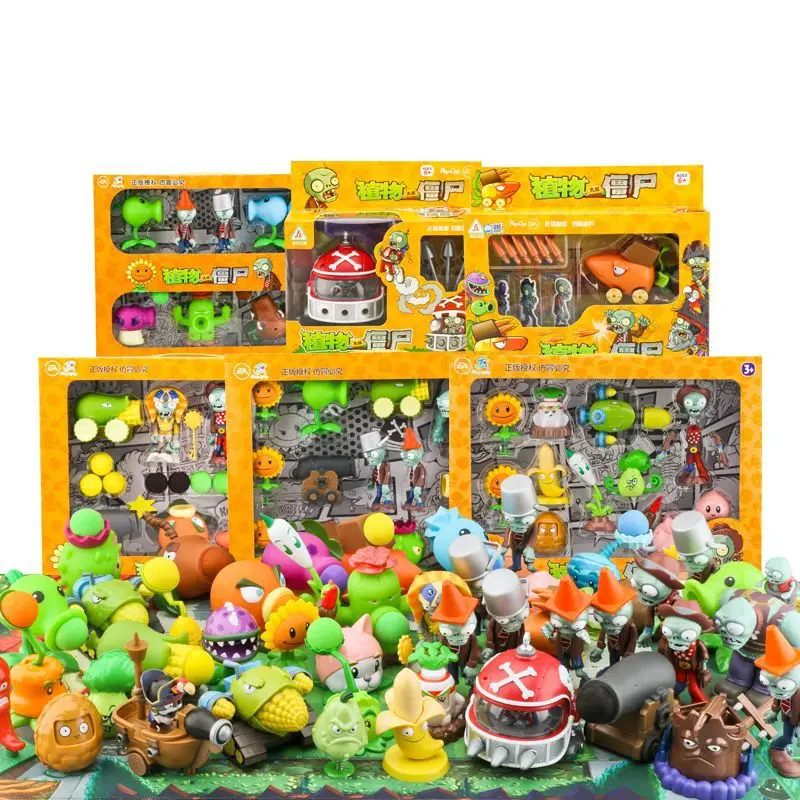 

28 Styles Plants vs Zombies Action Figure For Children，ABS Material Children's Toys ，Good Gift For Children