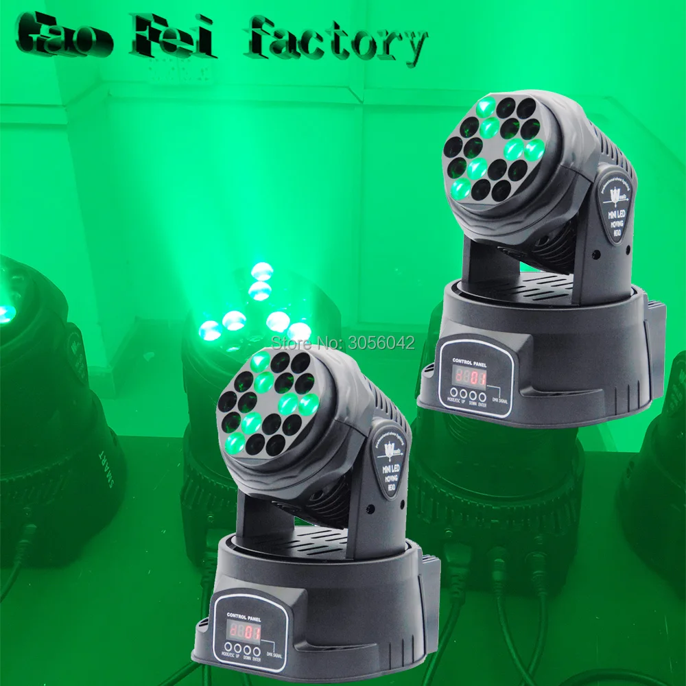 

18x3W RGB DMX512 stage Light effect dj equipment Moving Head light (2pcs/lot)