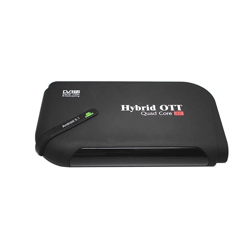 Android tv BOX с DVBT2 Amlogic S905X четырехъядерный ТВ-приемник два в одном Встроенный несколько приложений поддержка 4K дисплей ТВ-приставка