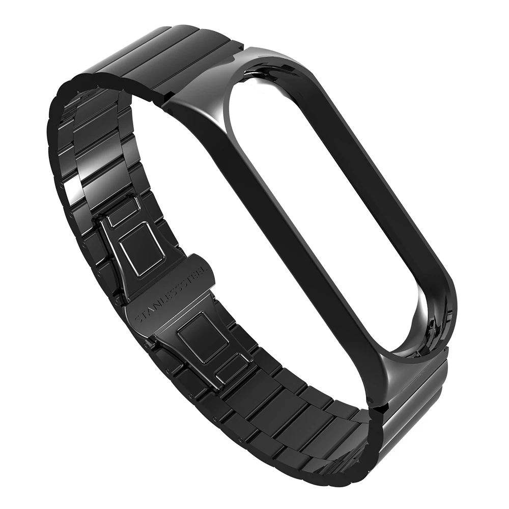 Браслет Nennbo для Xiaomi Mi Band 3 металлический браслет из нержавеющей