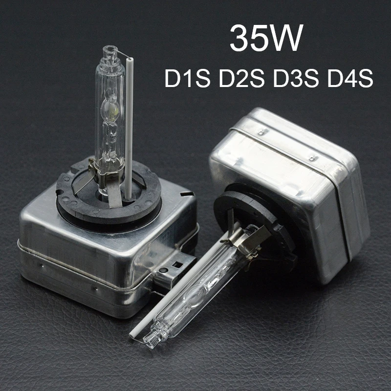 35 Вт HID ксеноновая лампа D1S D2S D3S D4S Авто фара Замена Комплект 12 В 4300K 5000K 6000K 8000K 10000K