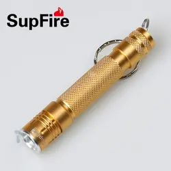 SupFire A1 брелок CREE-XPE светодиодный фонарик мини светодиодный свет Водонепроницаемый Алюминий производство сплава AAA Батарея
