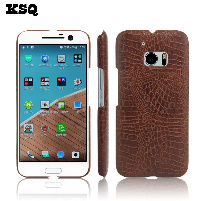 Luxury PU leather Crocodile Skin Case For HTC 10 Lifestyle / One M10 5.2 Inch Phone Accessories Back Cover |