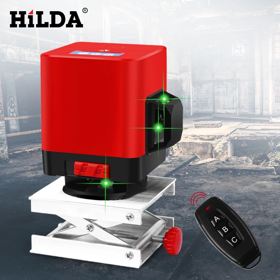 

Side Wall usage 12 Lines 3D Level Self-Leveling 360 Horizontal And Vertical Cross Super Powerful Green Laser Beam Line