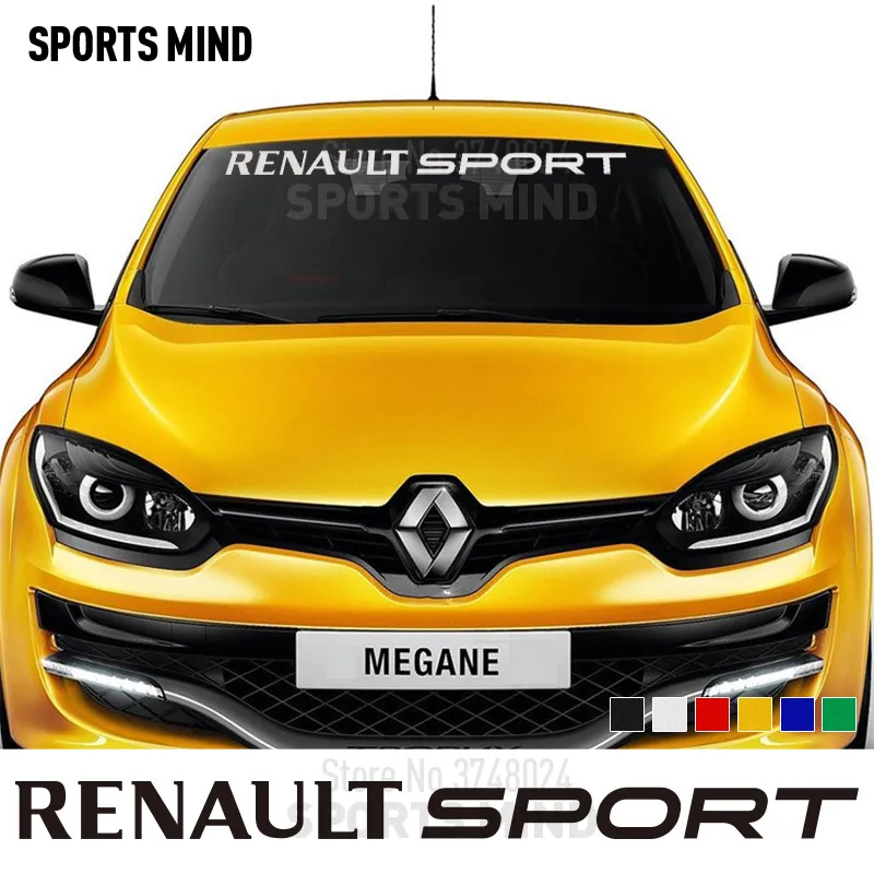  Windshield Car Stickers Decal Automobiles Car-Styling For Renault Duster Megane RS Logan Laguna Cli
