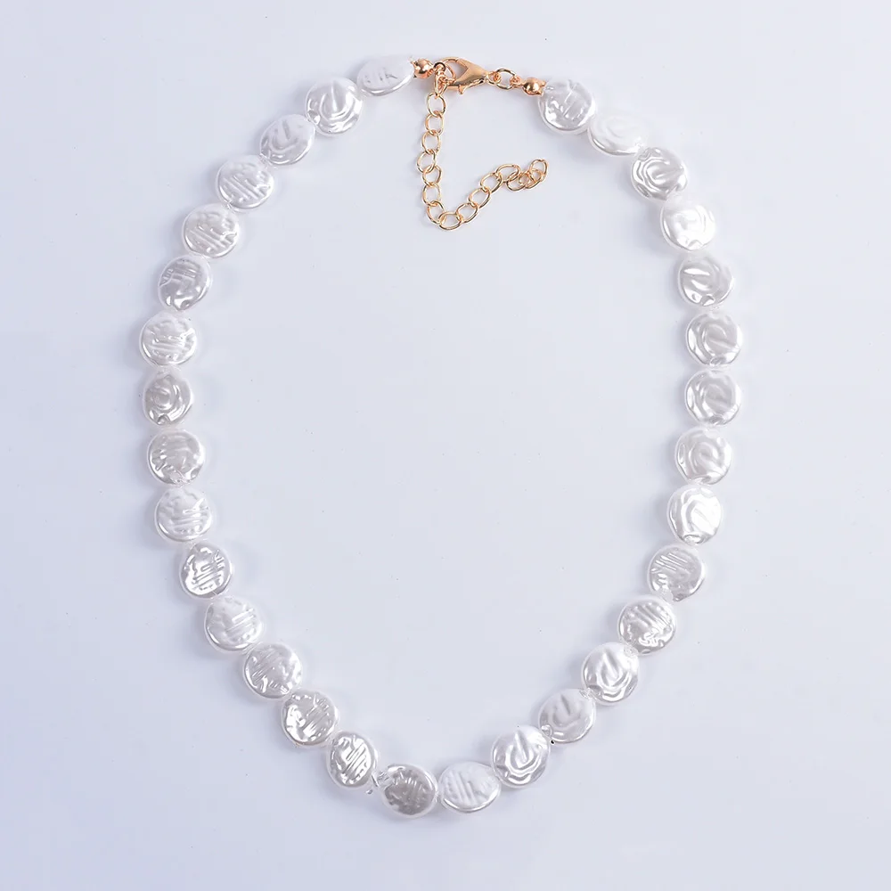 Длинное геометрическое Макси-ожерелье Za, красочный дизайн, Boho Seashell, раковины, жемчужные винтажные этнические цепи для женщин, свадебные украшения - Окраска металла: 1N0405