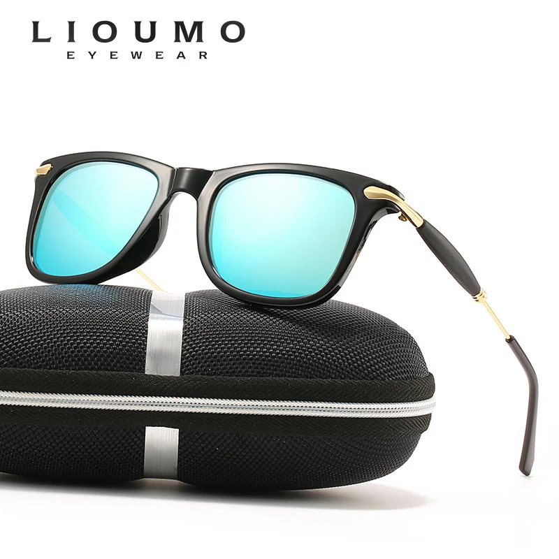 New Brand Design Sunglasses Men Polarized Driving Travelling Male Square Unique Vintage Style Frame Eyewear UV400 Gafas De Sol 