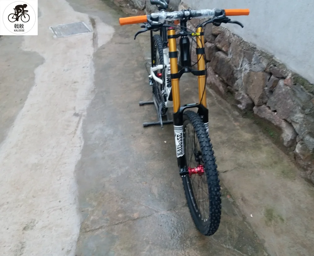 Best Kalosse SLX 22 speed full suspension bicycle   Hydraulic brakes    mountain bicycle Downhill  DH mountain bike 26*2.35inch 1