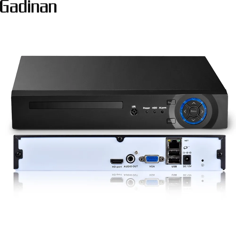 Система видеонаблюдения GADINAN 16 каналов 5 Мп поддержка H.265/H.264 ONVIF P2P Cloud DDNS HDMI