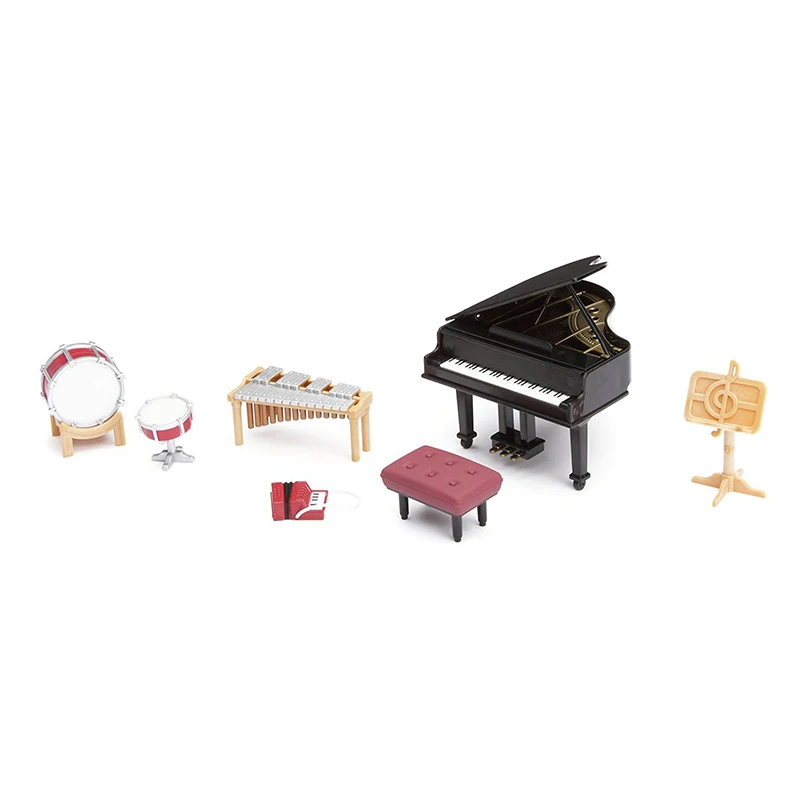 Sylvanian Family пушистый кукольный домик с животными фигурка медведя школьный