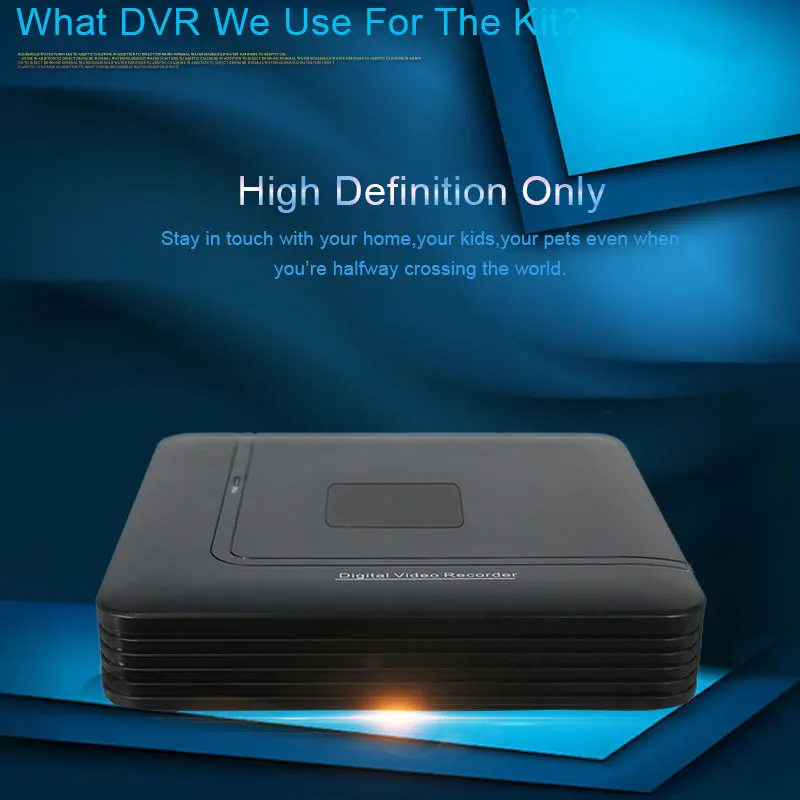 Набор камеры видеонаблюдения 4CH DVR система AHD 720P комплект Camaras De Seguridad опционально 4 канала CCTV NVR видео рекордер инфракрасный Купол 42