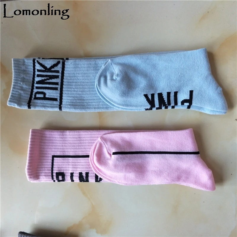 Lomonling 2019 хлопковые длинные чулки с надписью Vs дышащая дикая надпись рекламная