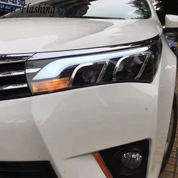 

Car Styling for Toyota Corolla Headlights 2014 2015 2016 Altis LED Headlight DRL Bi Xenon Lens High Low Beam Parking Fog Lamp