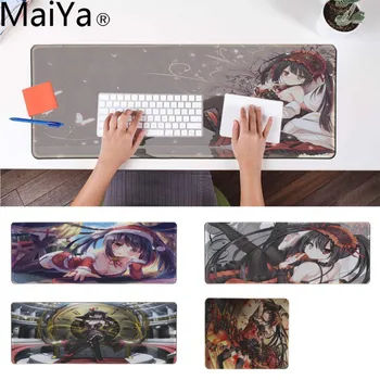 

MaiYa New Design Date A Live Customized MousePads Computer Laptop Anime Mouse Mat Durable Rubber Mouse Mat Pad