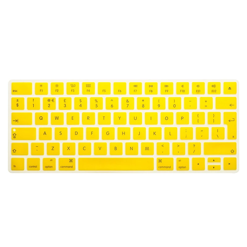 HRH ЕС/Великобритания Волшебная клавиатура Чехлы силиконовые оболочки Защитная пленка для Apple Magic Keyboard MLA22B/A Европейская/ISO раскладка клавиатуры
