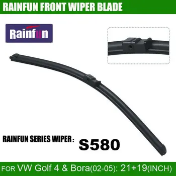 

RAINFUN dedicated 21+19 INCH car wiper blade for VOLKSWAGEN BORA & GOLF 4/GOLF MK4(02-05), auto wiper blade with natural rubber
