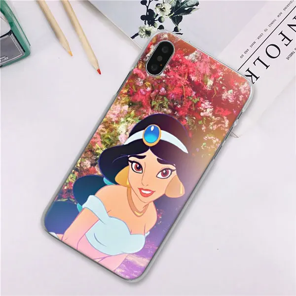 14 Капа Аладдин Принцесса Жасмин чехол для телефона s для Apple iPhone 7 8 Plus 6 6s Plus X XS XR XS MAX 5 5S чехол для телефона Coque - Цвет: 14